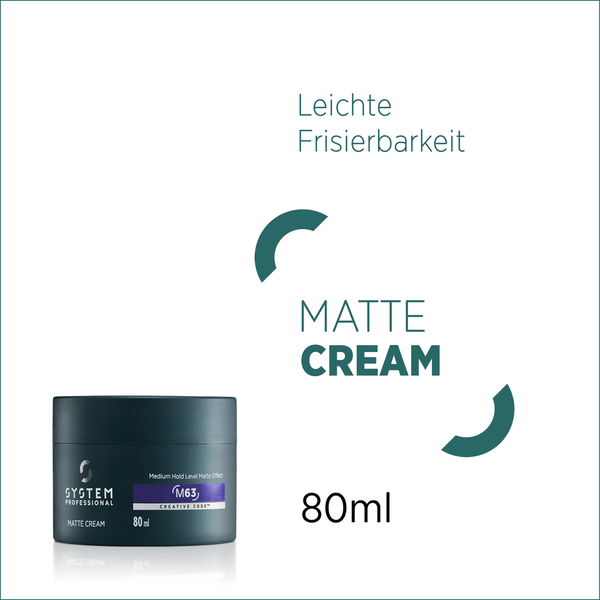 System Professional MAN Matte Cream M63 80 ml